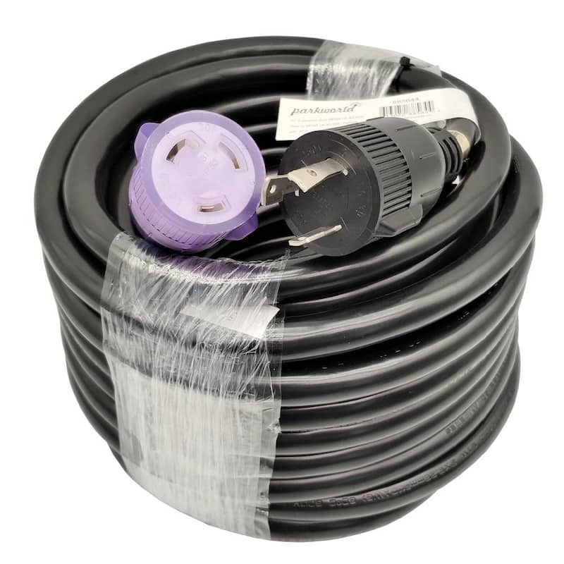 25 ft. 10/3 30 Amp NEMA L6-30 Extension Cord NEMA L6-30P to L6-30R