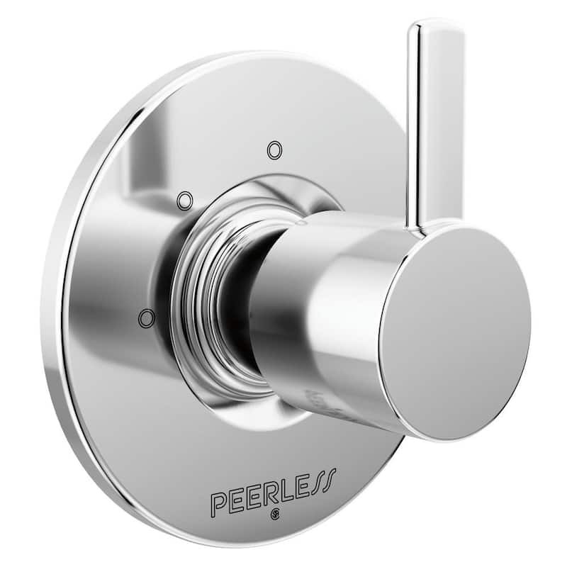 Precept 1-Handle Wall Mount 3-Setting Diverter Valve Trim Kit in Chrome (Valve Not Included)