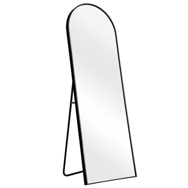 20 in. x 59 in. Modern Arched Full-length Frameless Vanity Mirror