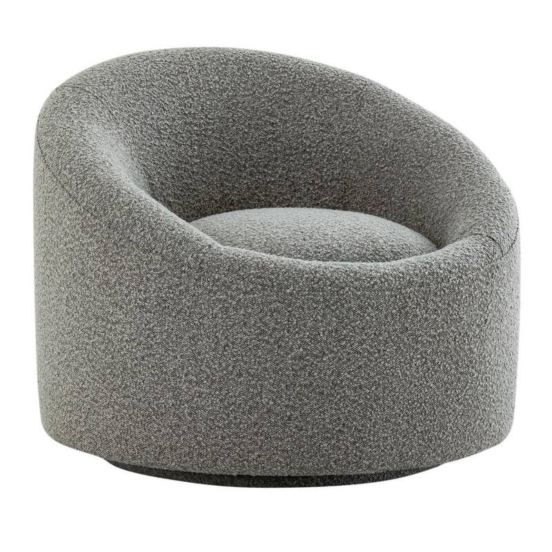 Sienna Grey Upholstery Swivel Arm Chair