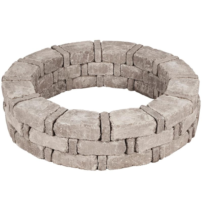 RumbleStone 46 in. x 10.5 in. Tree Ring Kit in Greystone