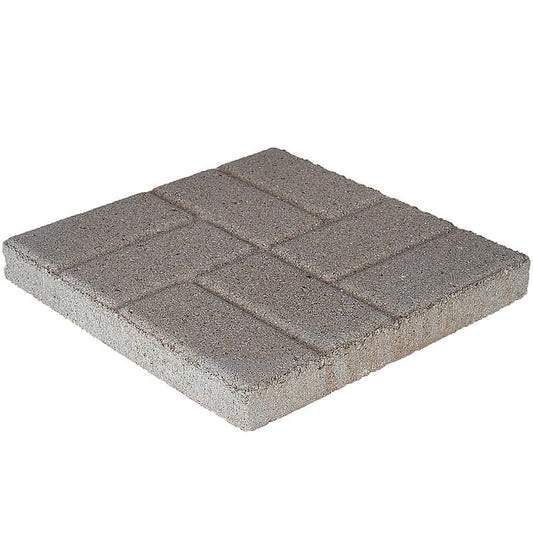 16 in. x 16 in. x 1.77 in. Pewter Brickface Square Concrete Step Stone (84-Pieces/149 sq. ft./Pallet)