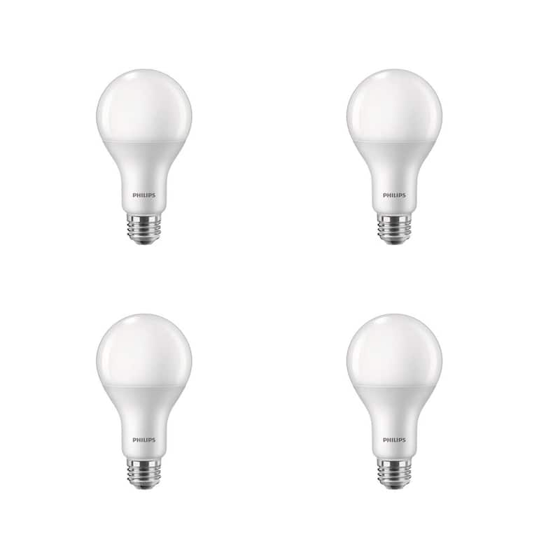 150-Watt Equivalent A21 Dimmable with Warm Glow Dimming Effect Energy Saving LED Light Bulb Soft White (2700K) (4-Pack)