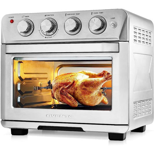 1700-Watt Stainless Steel Countertop Multi-Function Air Fryer Rotisserie Convection Oven and Dehydrator