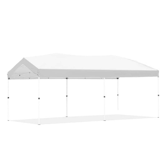 10 ft. W x 20 ft. L White Patio Outdoor Canopy Heavy Duty Tent