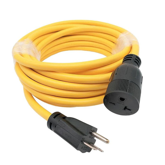 25 ft. SJTW 12/3 20 Amp 250-Volt NEMA 6-15 Indoor/Outdoor Extension Cord